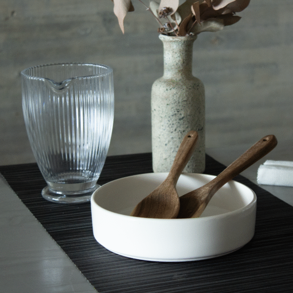 ENSALADERA NET CREMA 21X6 CM