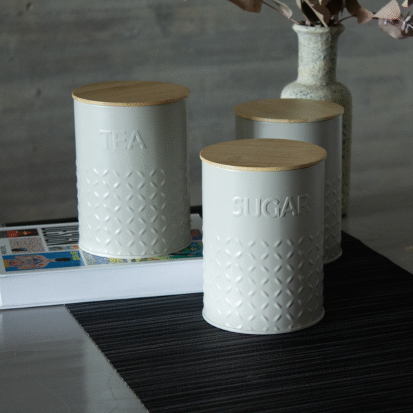 LATA REDONDA TAPA BAMBOO GREY SUGAR 11,5X15,5 CM