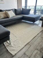 Alfombra XL Nórdica Textura Natural (2x1.5m) | Cruda