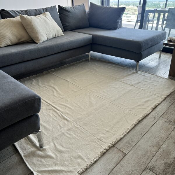 Alfombra XL Nórdica Textura Natural (2x1.5m) | Cruda