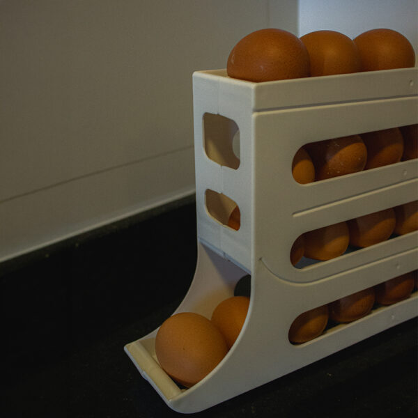 Huevera Plástica 4 Pisos Deslizantes