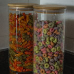 Frasco Vidrio Tapa Bambú 1300ml