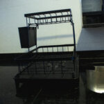 Secaplatos Negro 2 Pisos con Cubiertero - Image 2