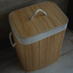 Cesto Bambú Claro Cuadrado - Image 2