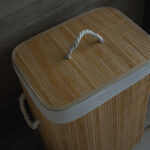 Cesto Bambú Claro Cuadrado - Image 3