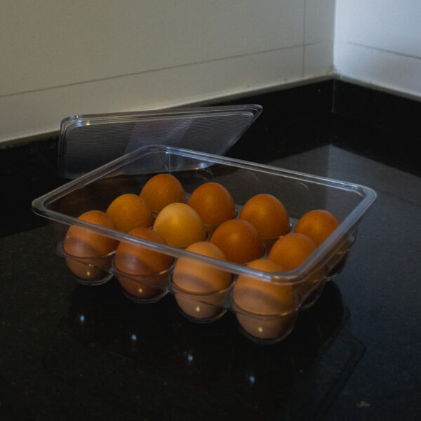 Huevera Acrílica para 12 Huevos