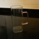 Chop Frasco Vidrio con Tapa Bambú y Sorbete - Image 2